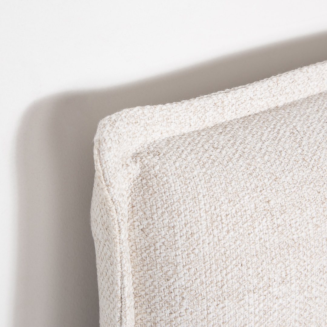 Julia Upholstered Bed - Cream - With or Without Storage